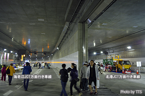 阪神高速２号淀川左岸線・開通前一般公開ハイウェイウオーキング