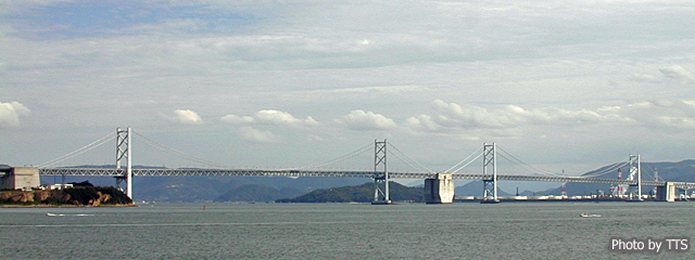 日本の吊橋：南北備讃瀬戸大橋