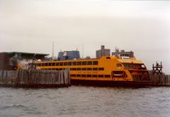 Ferry Boat at Staten Island Terminal